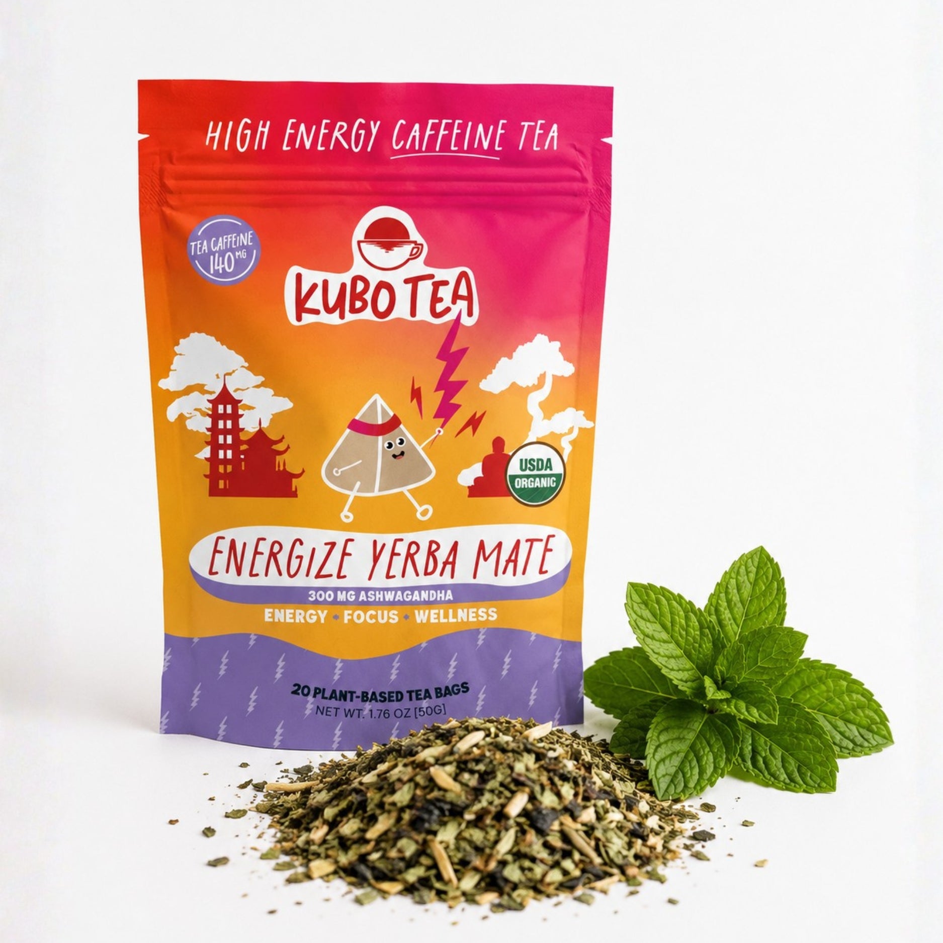 Tropical Green | Lemon Mango | Energize | Earl Grey | Coconut Chai